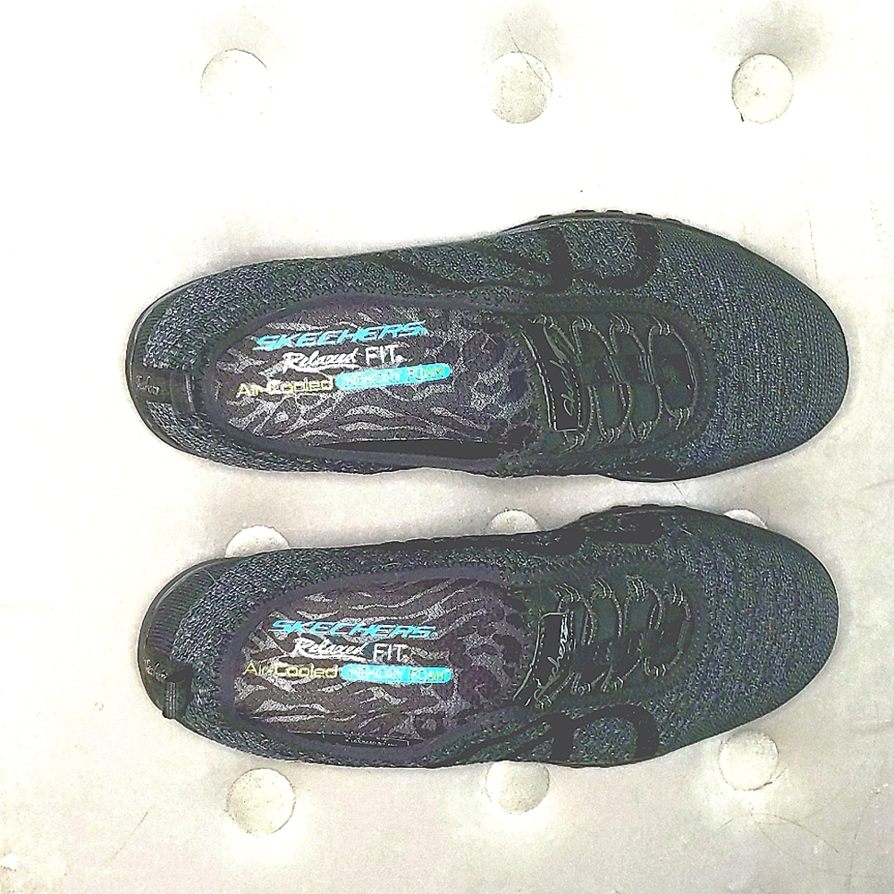 Skechers Air Cooled Memory Foam black s6